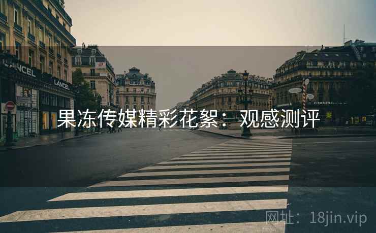 果冻传媒精彩花絮：观感测评