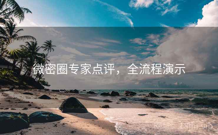 微密圈专家点评，全流程演示